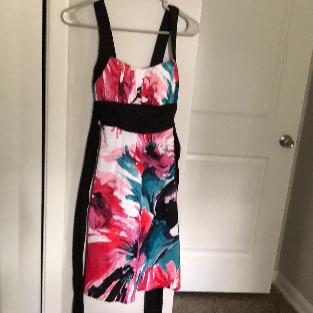 NWOT Vibrant Floral Dress by B. Darlin